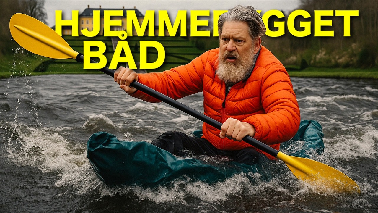 Sejler til Danish Outdoor Festival i hjemmebygget bushcraft-båd!!