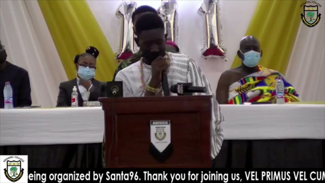 WATCH A BRILLIANT SPEECH DELIVERED BY ADISCO HEADBOY