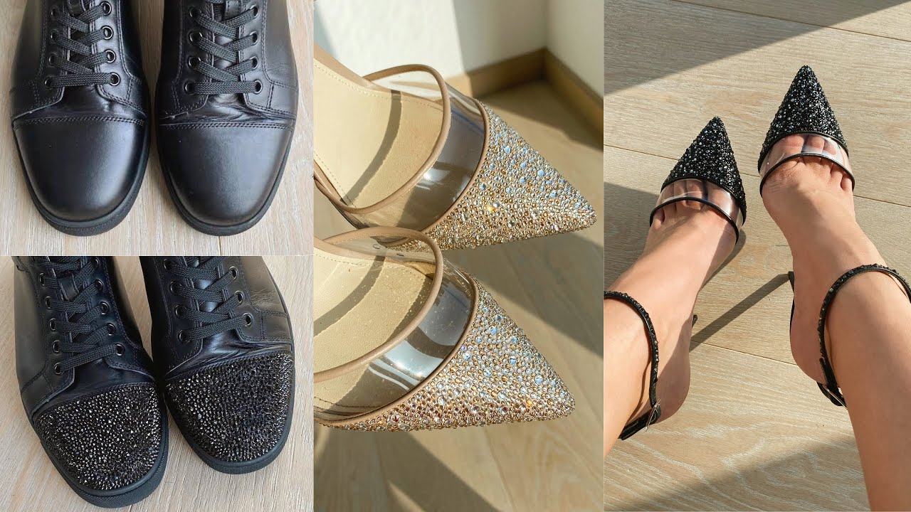 DIY | SWAROVSKI CRYSTAL SHOES | HOW TO TRANSFORM YOUR HEELS