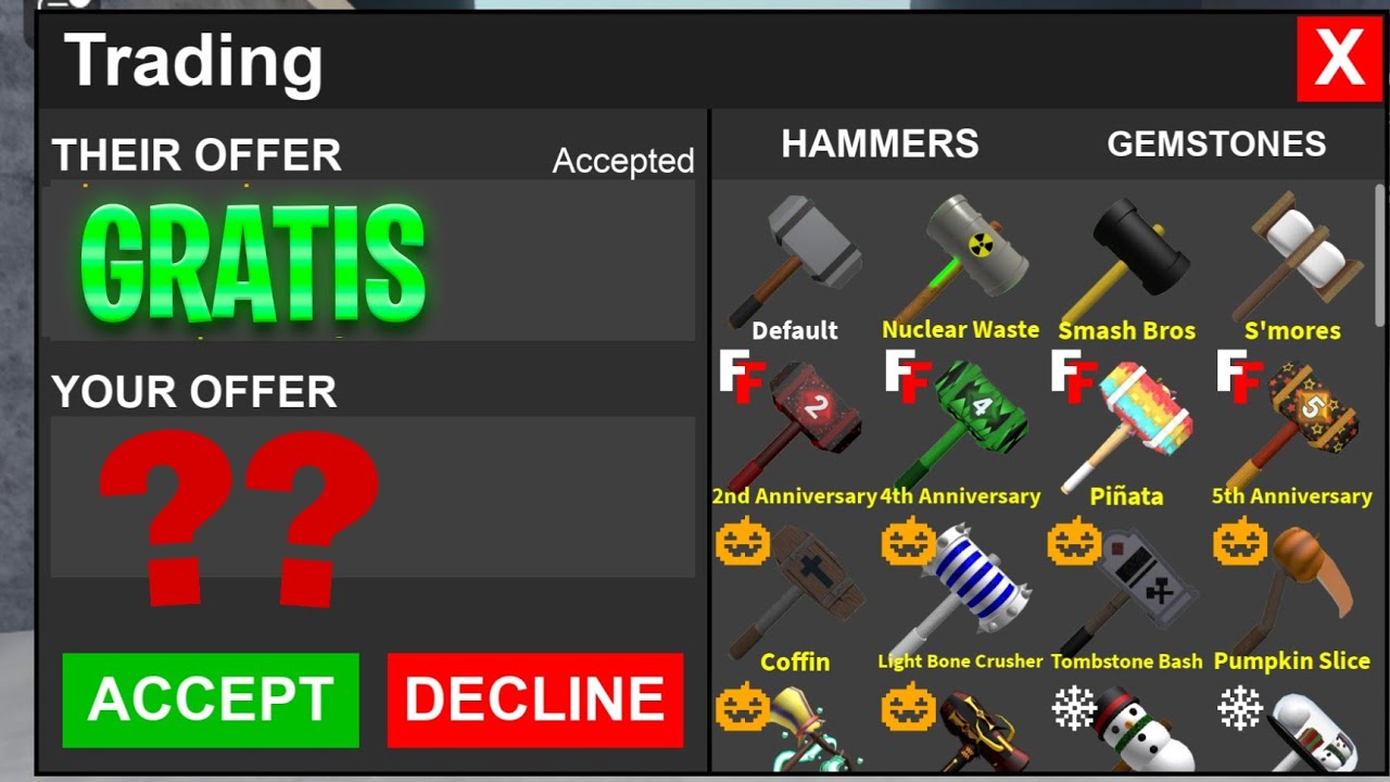 DOANDO MARRETAS NO TRADE COM O GABRIEL #roblox #marretão #fleethefacility #itemgratisroblox #doação