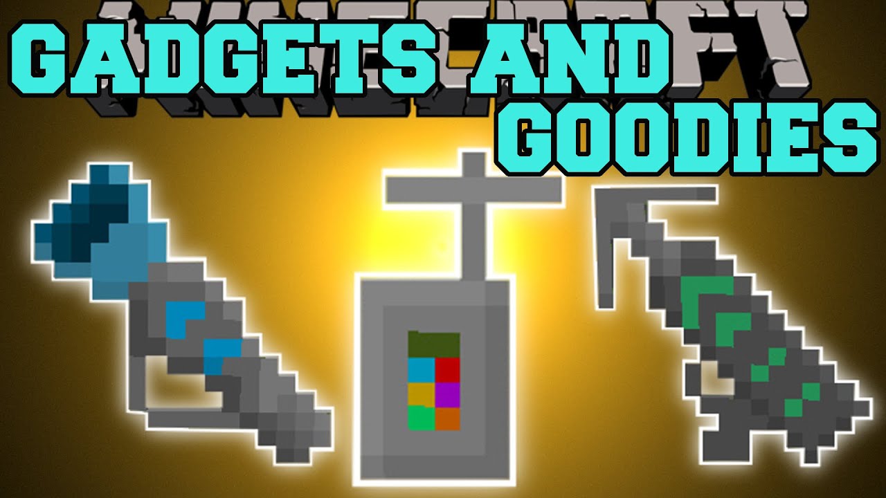 Minecraft: GADGETS & GOODIES MOD (BLOCK TOSSER, CHICKEN CREATOR, & MORE!) Mod Showcase