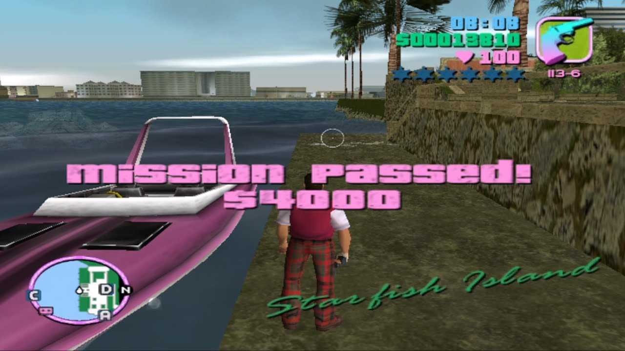 Steal Boat Mission | GTA Vice City | #gta_vice_city