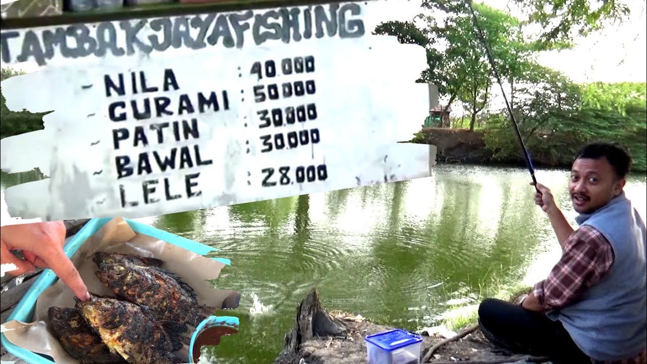 Wisata Pemancingan Tambak Jaya Fishing Pepe Sedati Sidoarjo