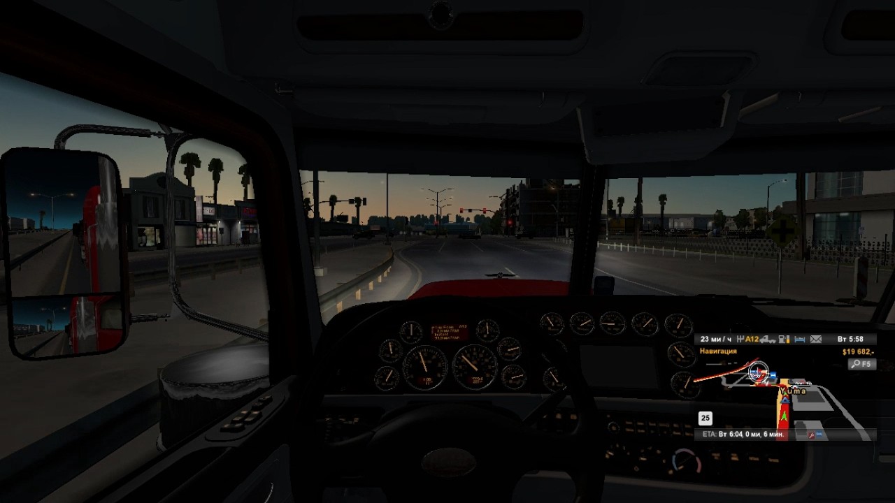 47) American Truck Simulator Ричстакер (53т) 222ми Phoenix (AZ) - Yuma (AZ)