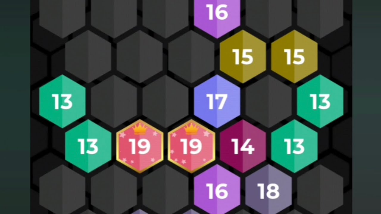 Merge Hexa - Number Puzzle - Score 20K-25K gameplay number merge puzzle math relaxing endless game