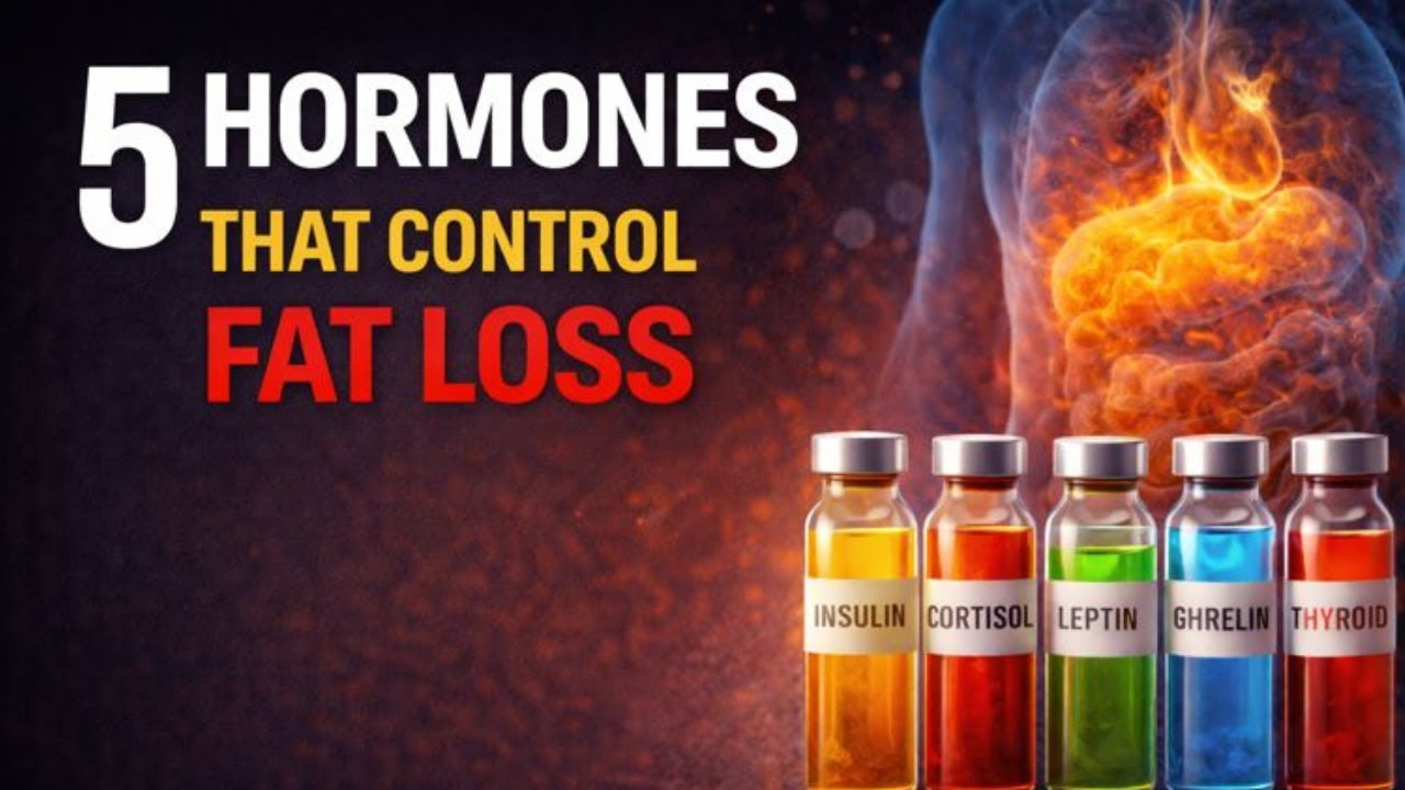 5 key hormones that control fat loss