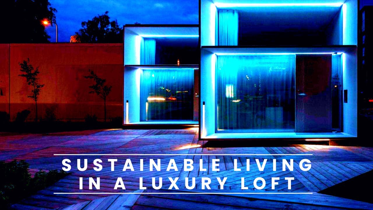 How To Live LUXURIOUSLY In A Tiny Loft - Sustainable Living 2023