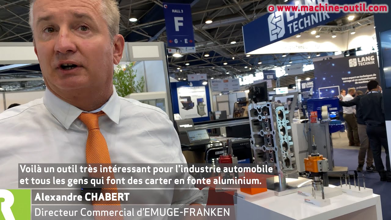 Un foret et un taraud remplacés par l'outil 2 en 1 Taptor d'Emuge Franken pour l'aluminium