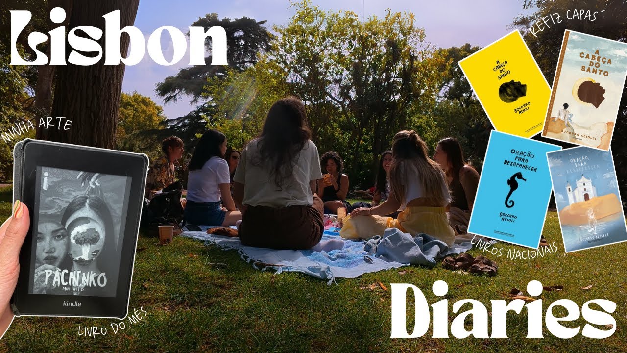 Lisbon Diaries: Recriando capas de livros, atualização da estante literária e garimpo de vinis.