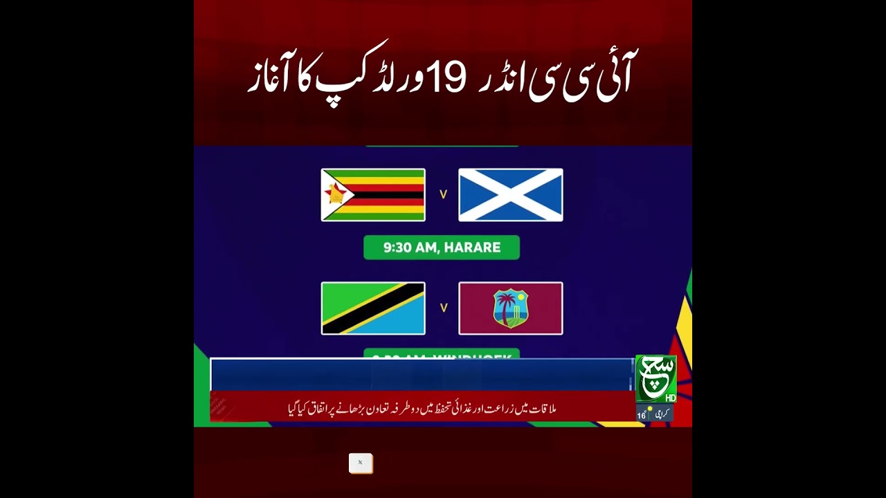 ICC Under-19 World Cup Begins | Breaking News
