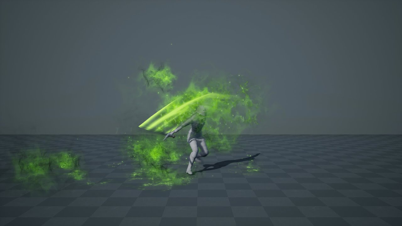 UE | Poison Fighter - Poison Sword with Trail [4K]