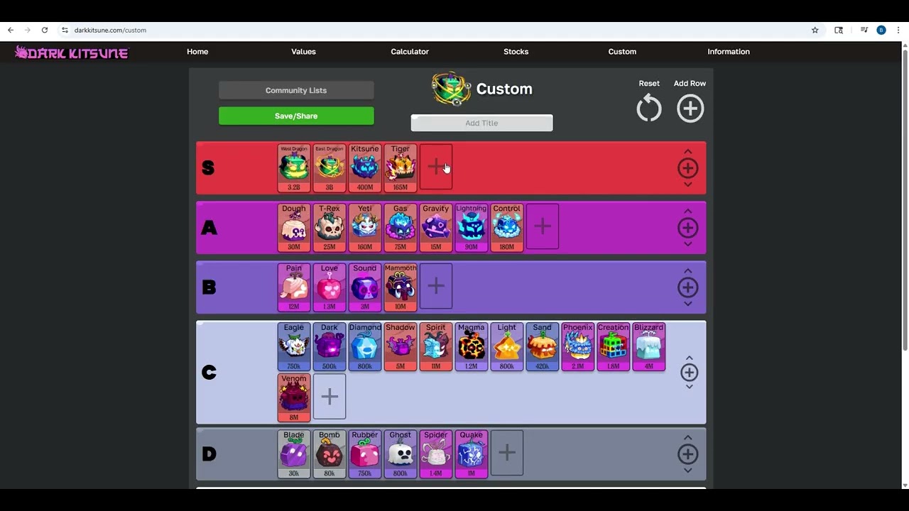 rating every fruit in Blox fruits