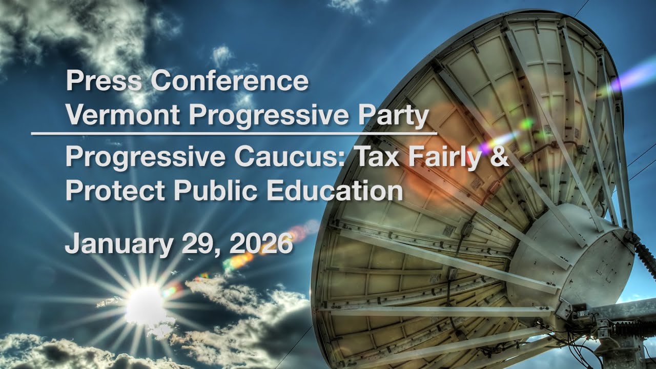 Press Conference - Progressive Caucus: Tax Fairly and Protect Public Education 1/29/2026