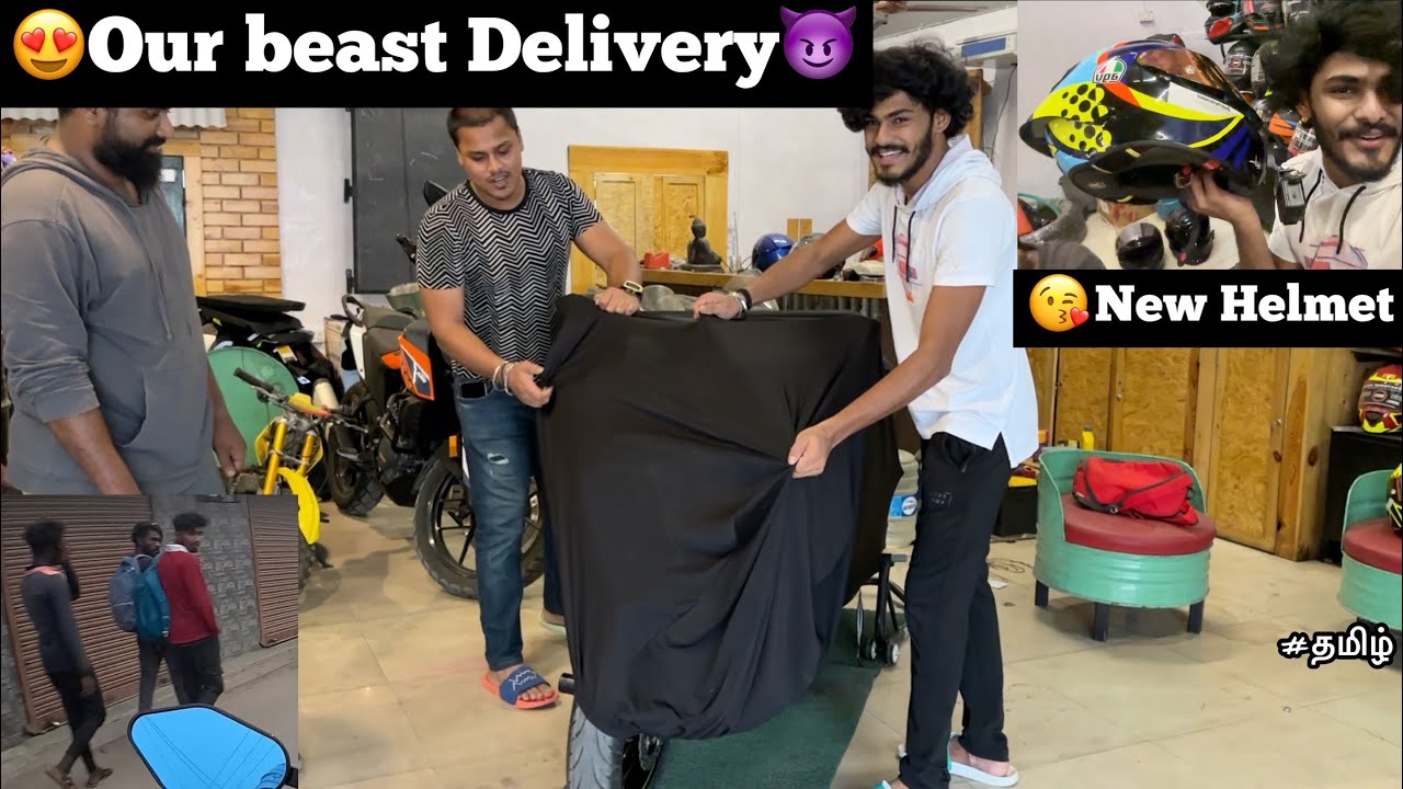😍Our beast bike delivery😈 and 🥰our New 😘agv Helmet | TTF | Tamil |