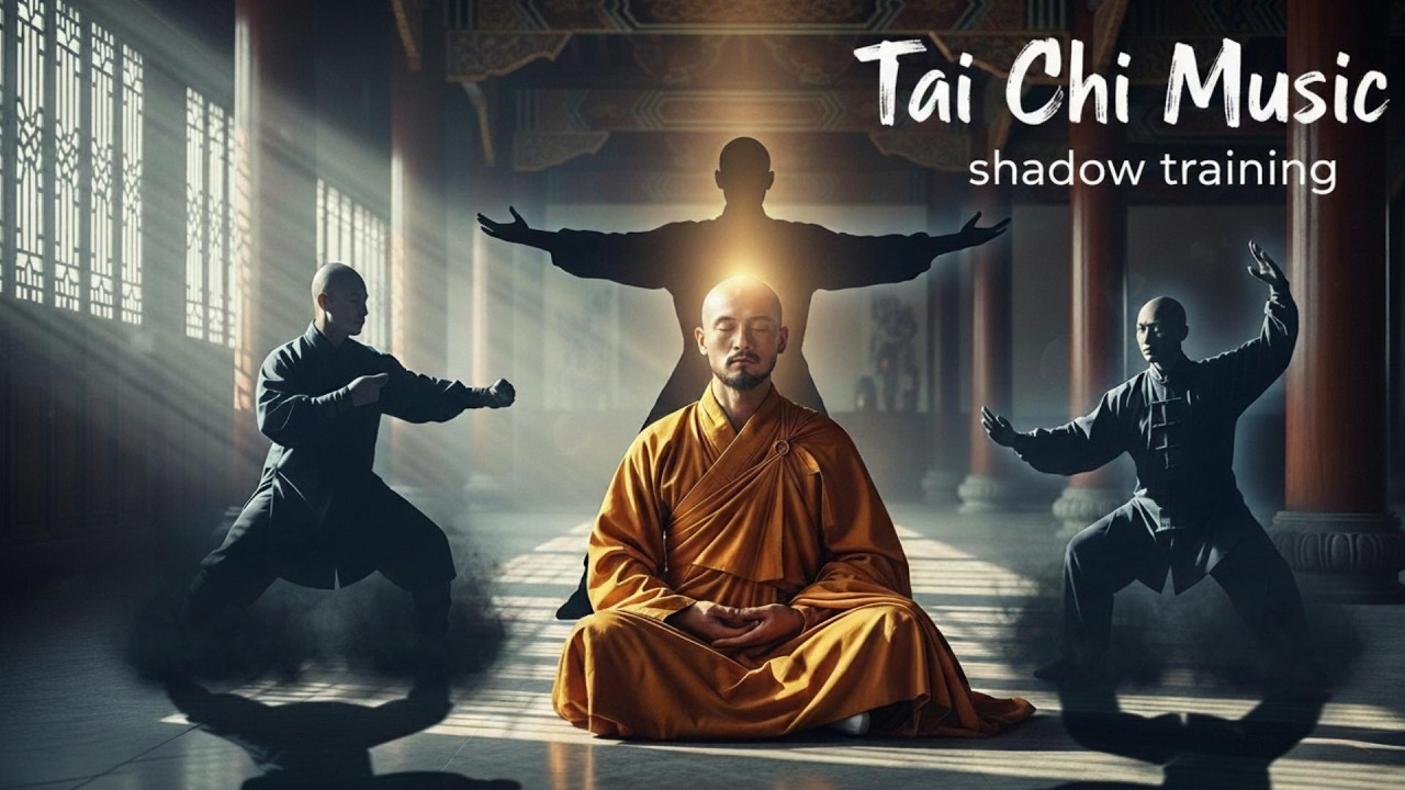 Tai Chi Music Shadow Training 🥋 Wudang Martial Flow for Focus, Power & Meditation