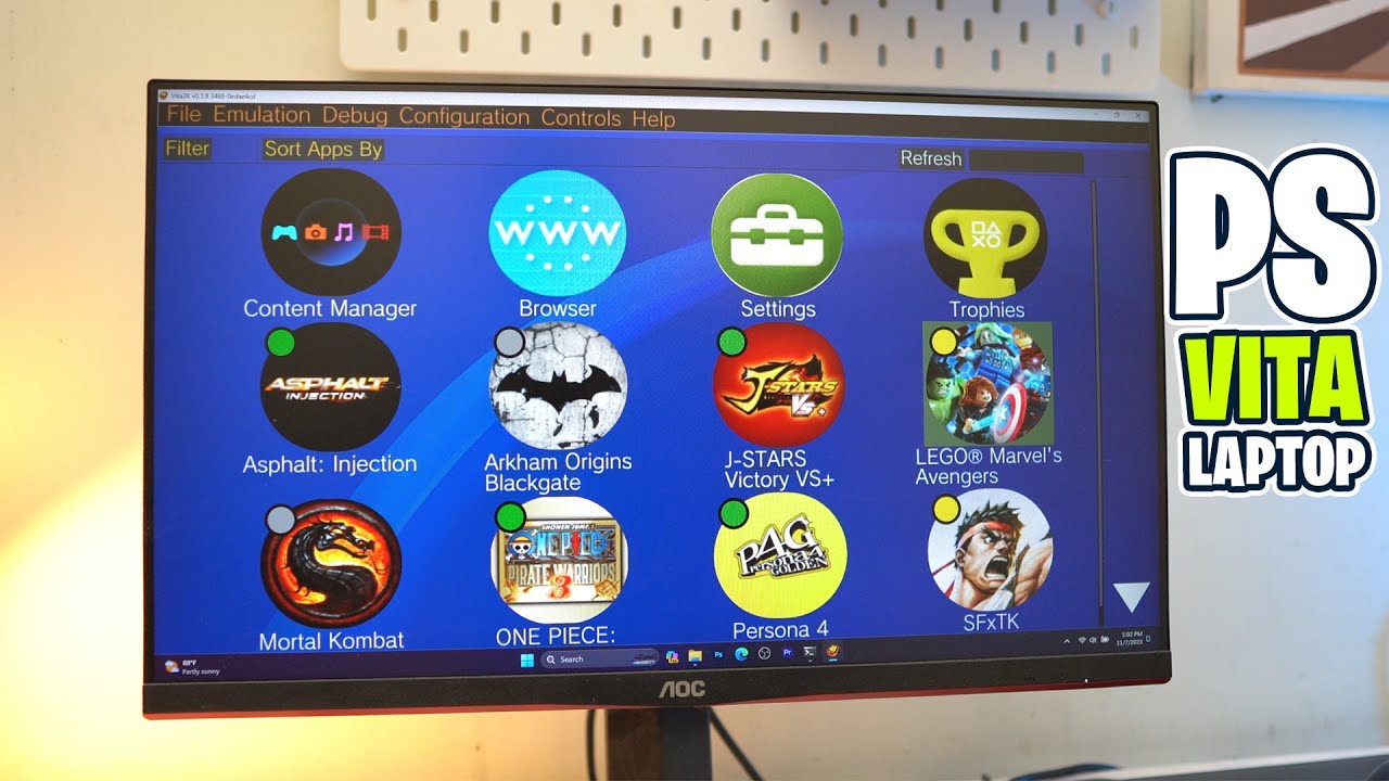 AMAZING! Main Game PS Vita di Laptop Makin Lancar Dengan VITA3K TERBARU