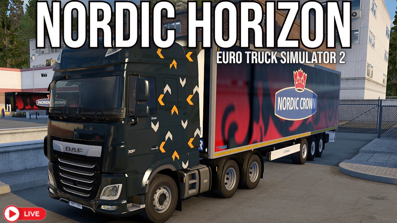 EURO TRUCK SIMULATOR 2 | EUROPE LONG JOURNEY | TRANSPORT ACROSS EUROPE | DAF XF SUPER SPACE