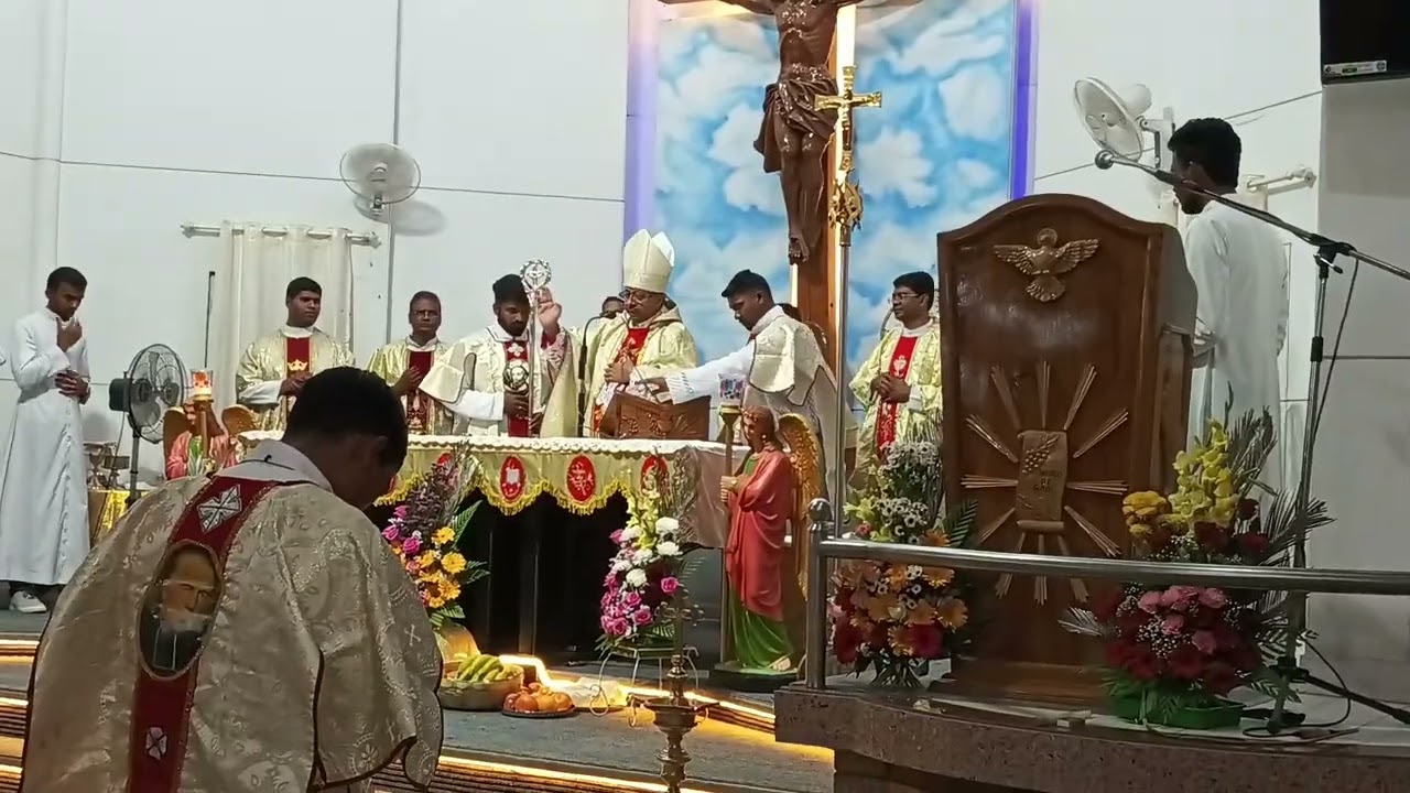 final blessing by Bph Simon of Pune