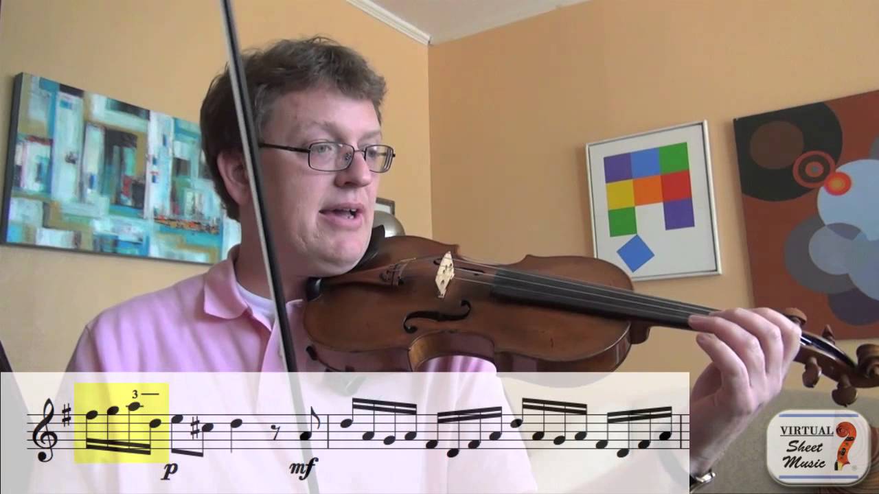 How to study the Allegro by Fiocco for violin and piano
