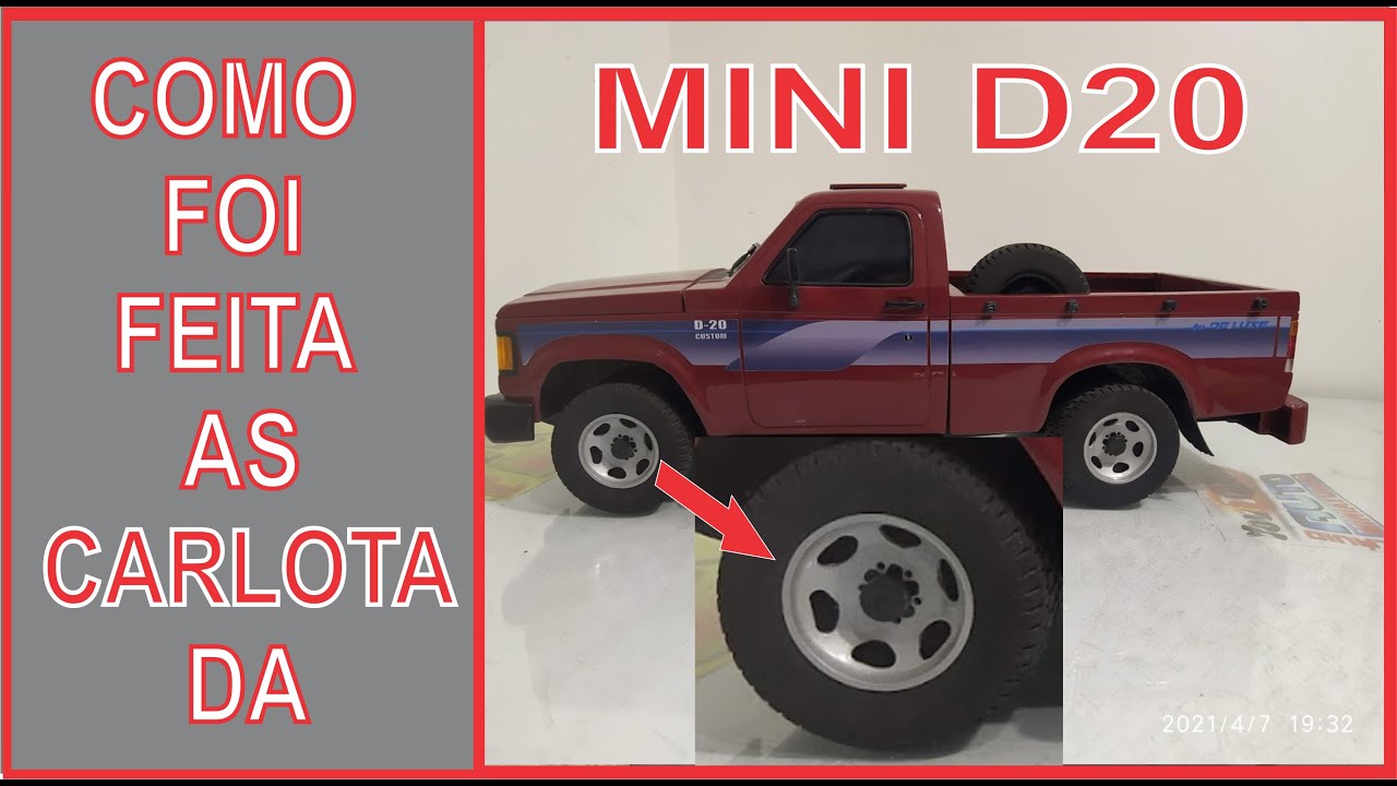 COMO EU FIZ AS CALOTAS DA MINI D20