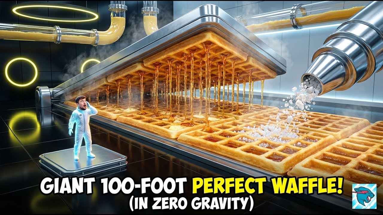 Inside a Waffle Sheet Factory | How Perfectly Flat Waffles Are Made at Scale