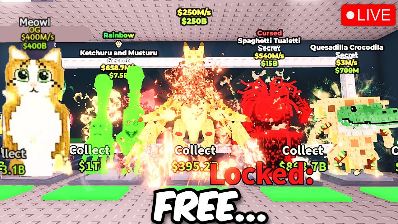 JOIN FOR A FREE...  (Steal A Brainrot)100k?