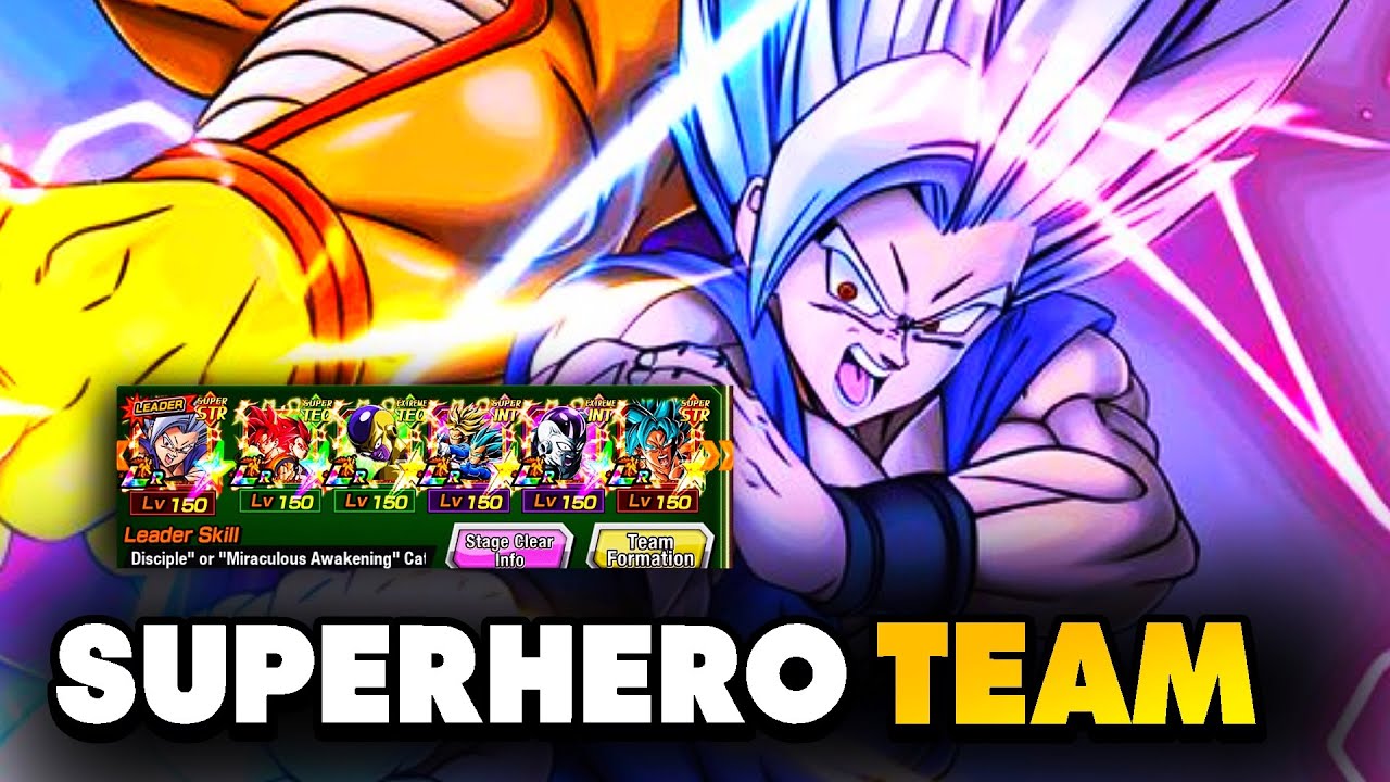 Superhero team showcase (Dokkan battle)
