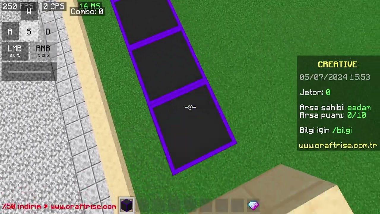 4-5 CPS Moonwalk Bridge Craftrise Minecraft- eadam