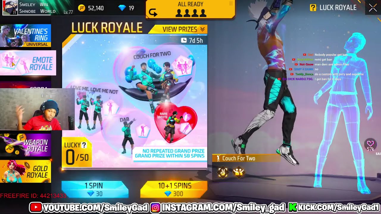 My Friend Got My Freefire Account Banned😡😡Quitting Freefire /SmileyGad Is Live Road To 20K 🔥GTA 5 RP