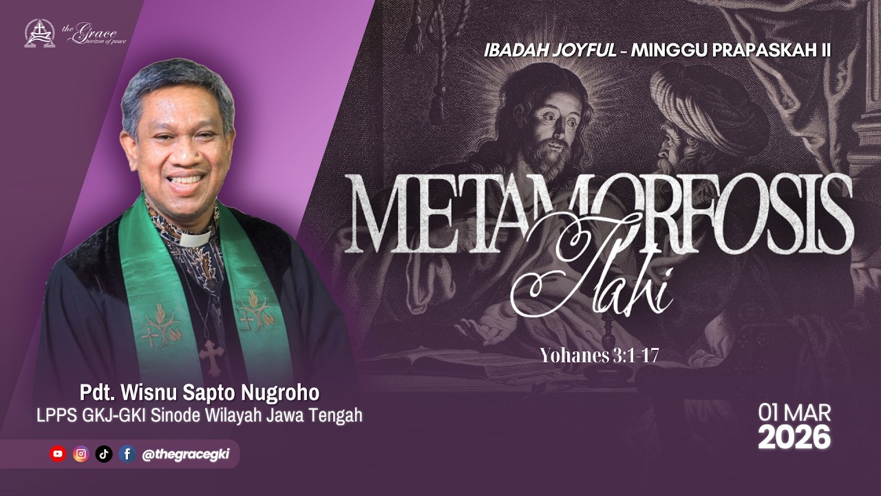 IBADAH JOYFUL | Minggu, 1 Maret 17.00 WIB I Pdt. Wisnu Sapto Nugroho (LPPS GKJ - GKI SW Jateng)