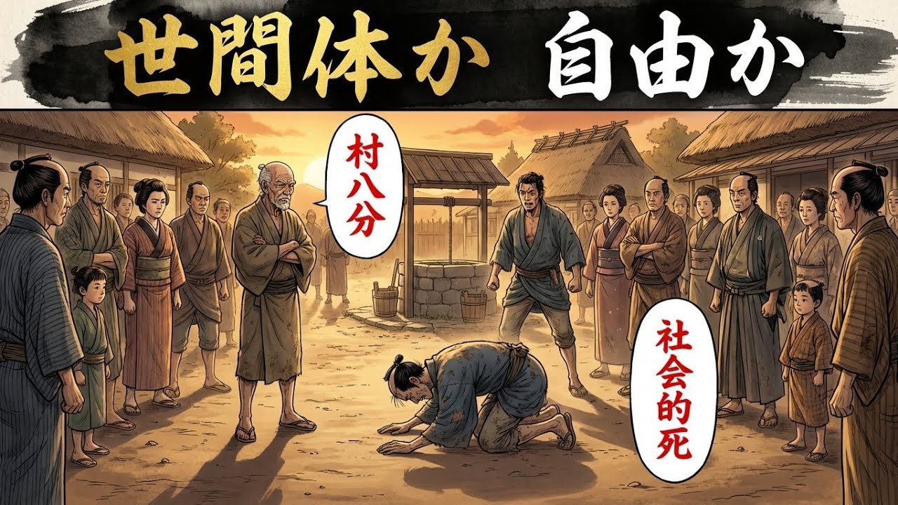 世間体と自由、どちらを選ぶ？村八分に学ぶ江戸時代の同調圧力