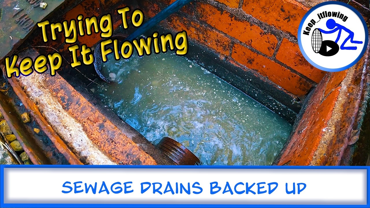 Trying To Keep It Flowing - Sewage Drains Backed Up