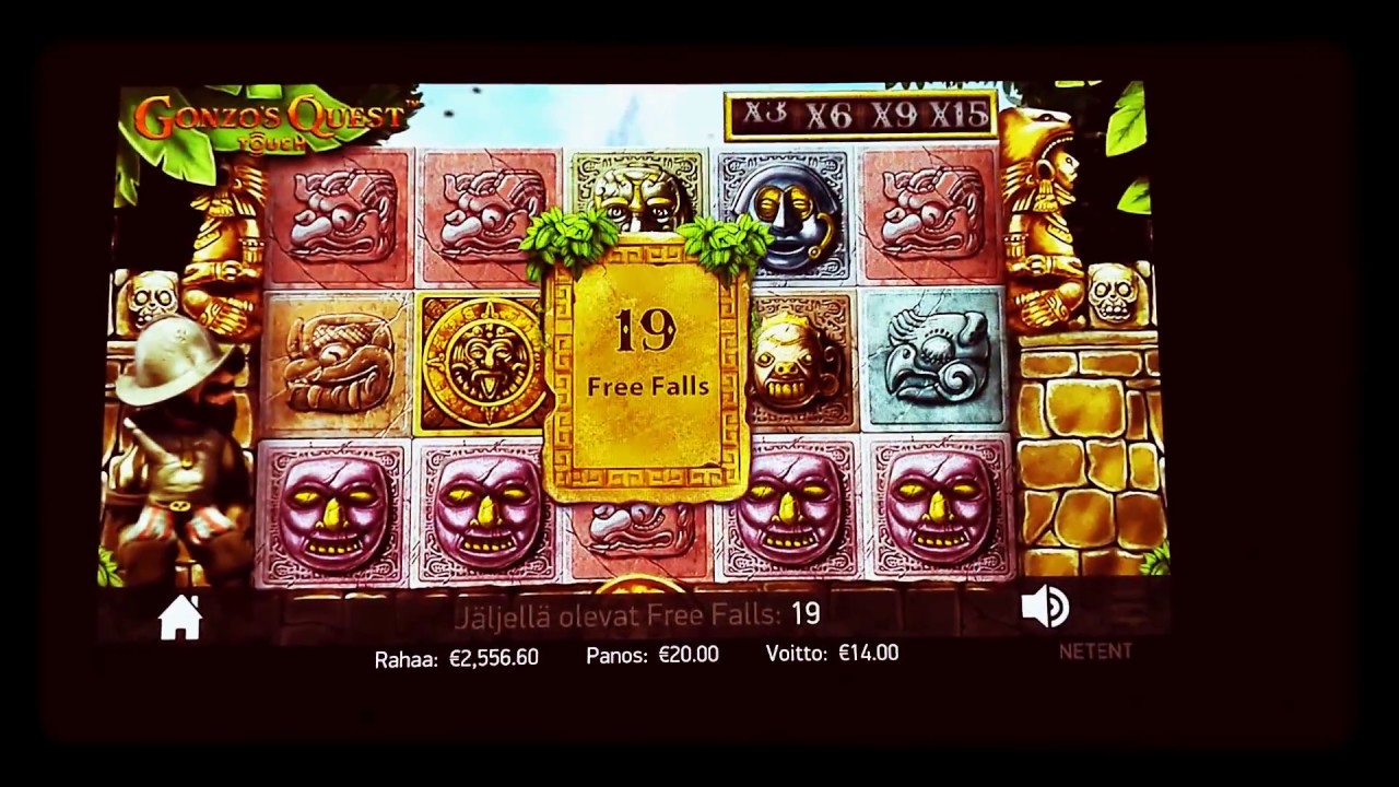Gonzos Quest 20&euro; bet freefalls, epic win 1,7k