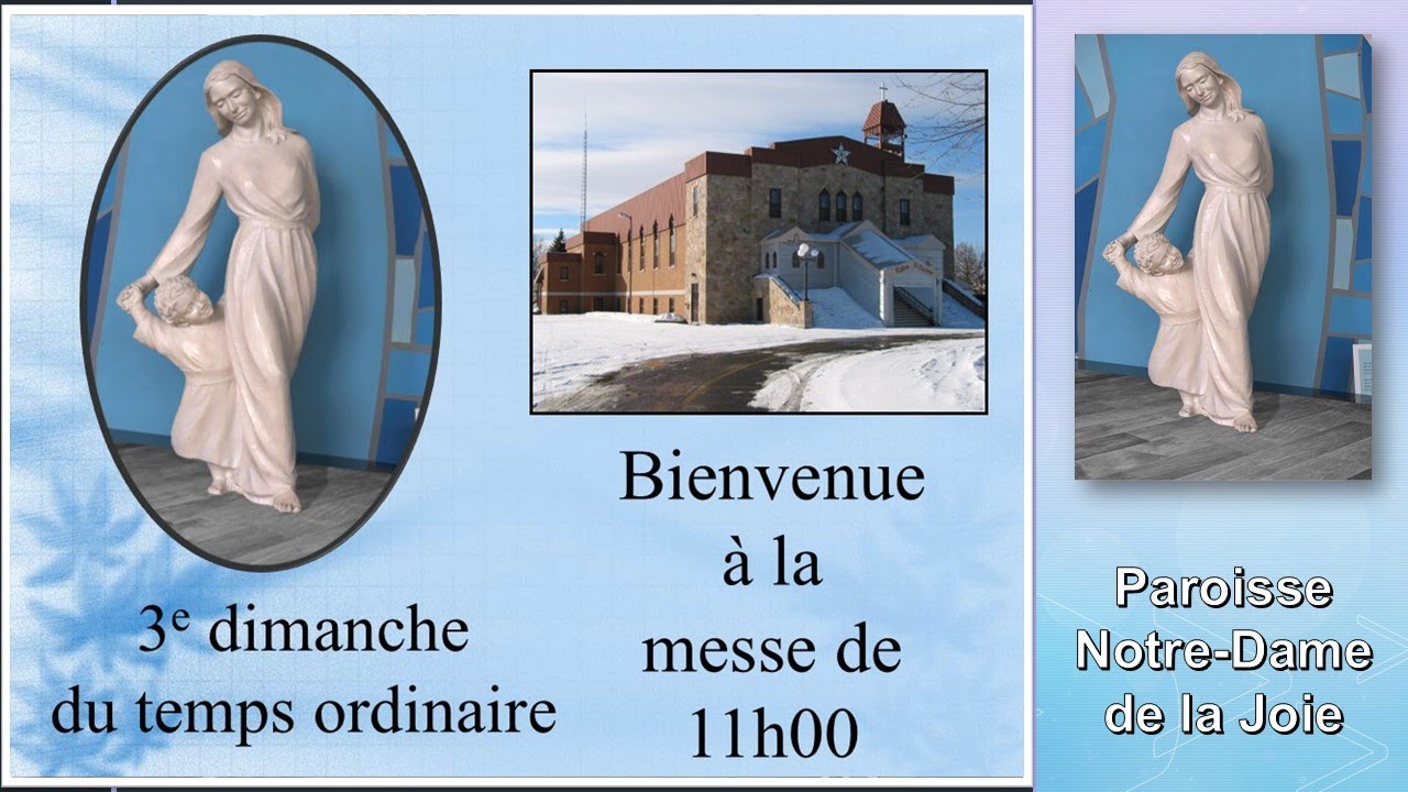 Messe du 3e dimanche ordinaire - 25 janvier 2026
