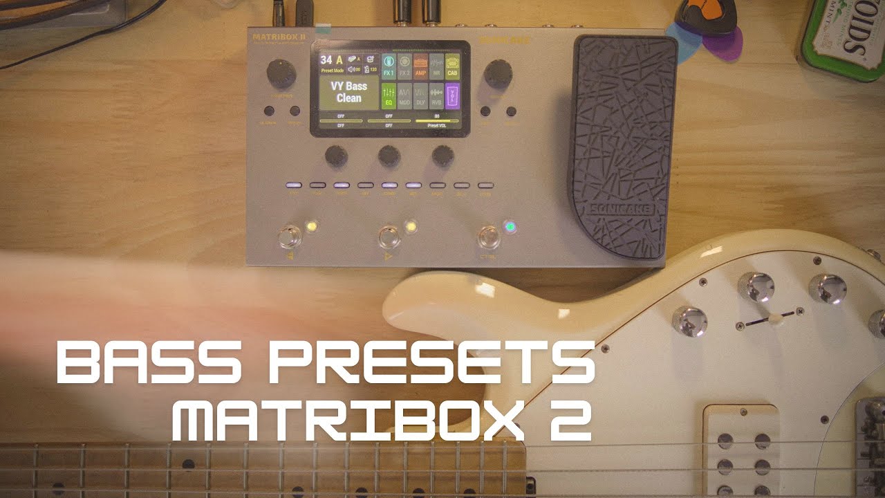 Bass Presets - MATRIBOX 2 | Drive, Sub Octave, Synth Bass, Chorus