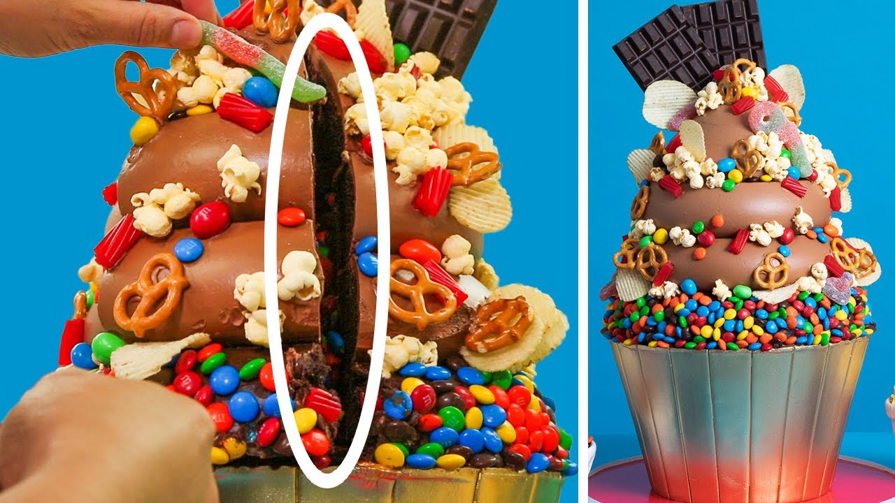 GIANT 25LB Cupcake with Surprise Inside| How To Cake It with Yolanda Gampp