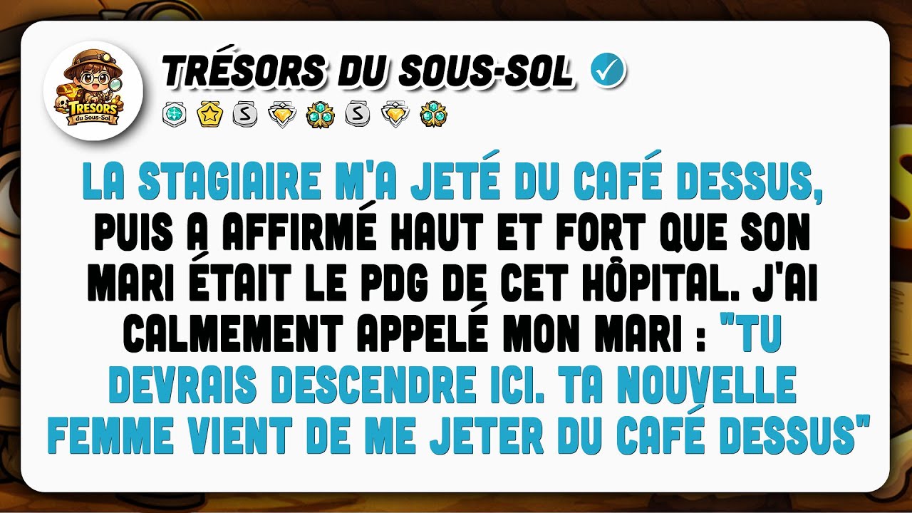 Elle Me Jette Du Café Et Se Dit Femme Du PDG. J'appelle Mon Mari : ‘‘Viens La Voir’’.
