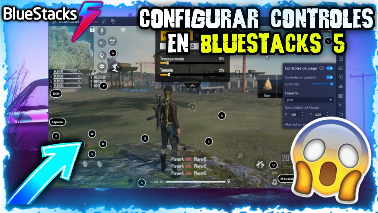 ⚙️COMO CONFIGURAR BLUESTACKS 5 {FREE FIRE, COD MOBILE,CONTROLES} [WINDOWS 10,8,7] // DADJORE✅
