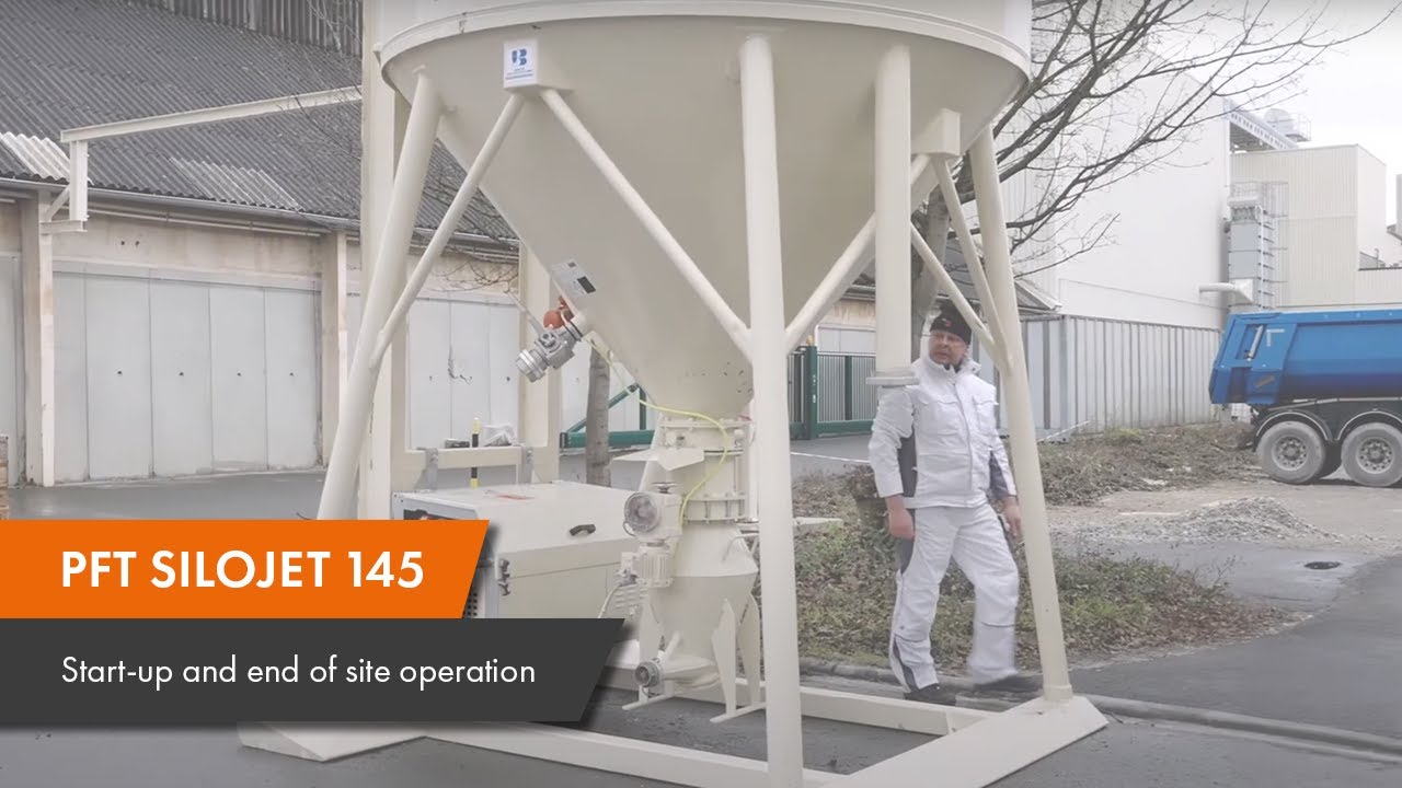 PFT SILOJET 145 - Start-up and end of site operation