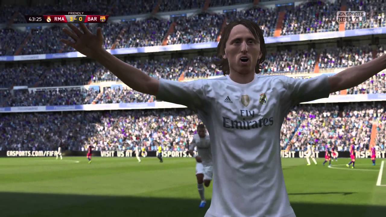 FIFA 16-REAL MADRID VS BARCELONA(PS4/XONE FULL GAMEPLAY)