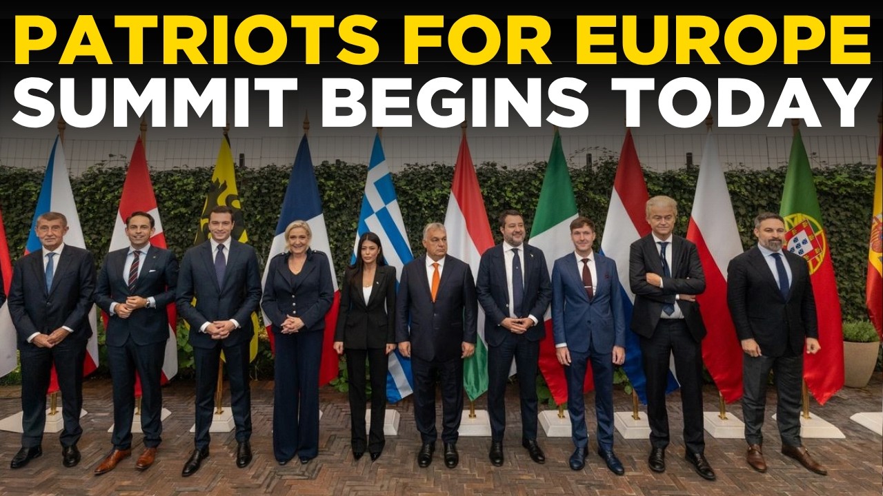 EU PATRIOTS SUMMIT LIVE | Orban, Le Pen, Wilders & Babis Arrive in Brussels for Crucial Pre-Summit