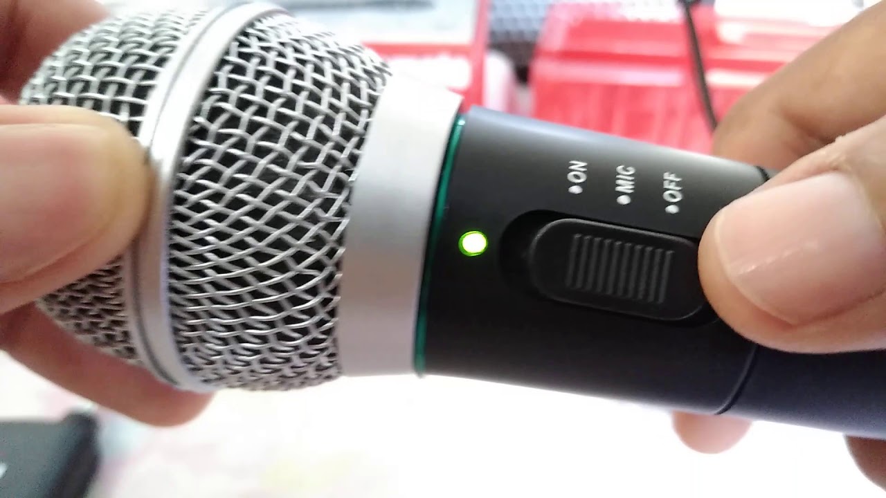 Testando Microfone tomate sem fio modelo MT 1002