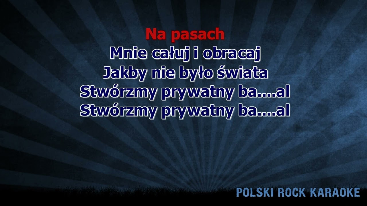 Cyrko - Prywatny bal ( karaoke )