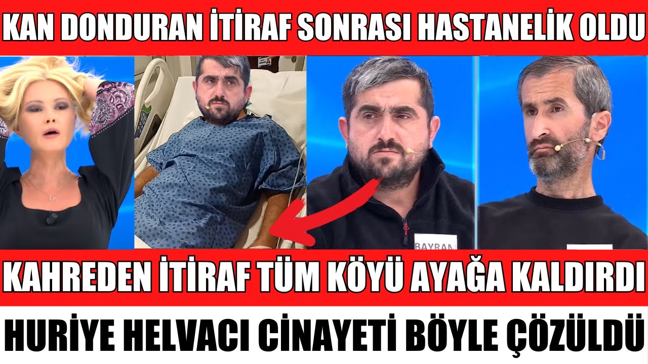 MÜGE ANLI'DA KÖY AYAĞA KALKTI HURİYE HELVACI CİNAYETİNDE KAN DONDURAN İTİRAF BAYRAM İTİRAF ETTİ