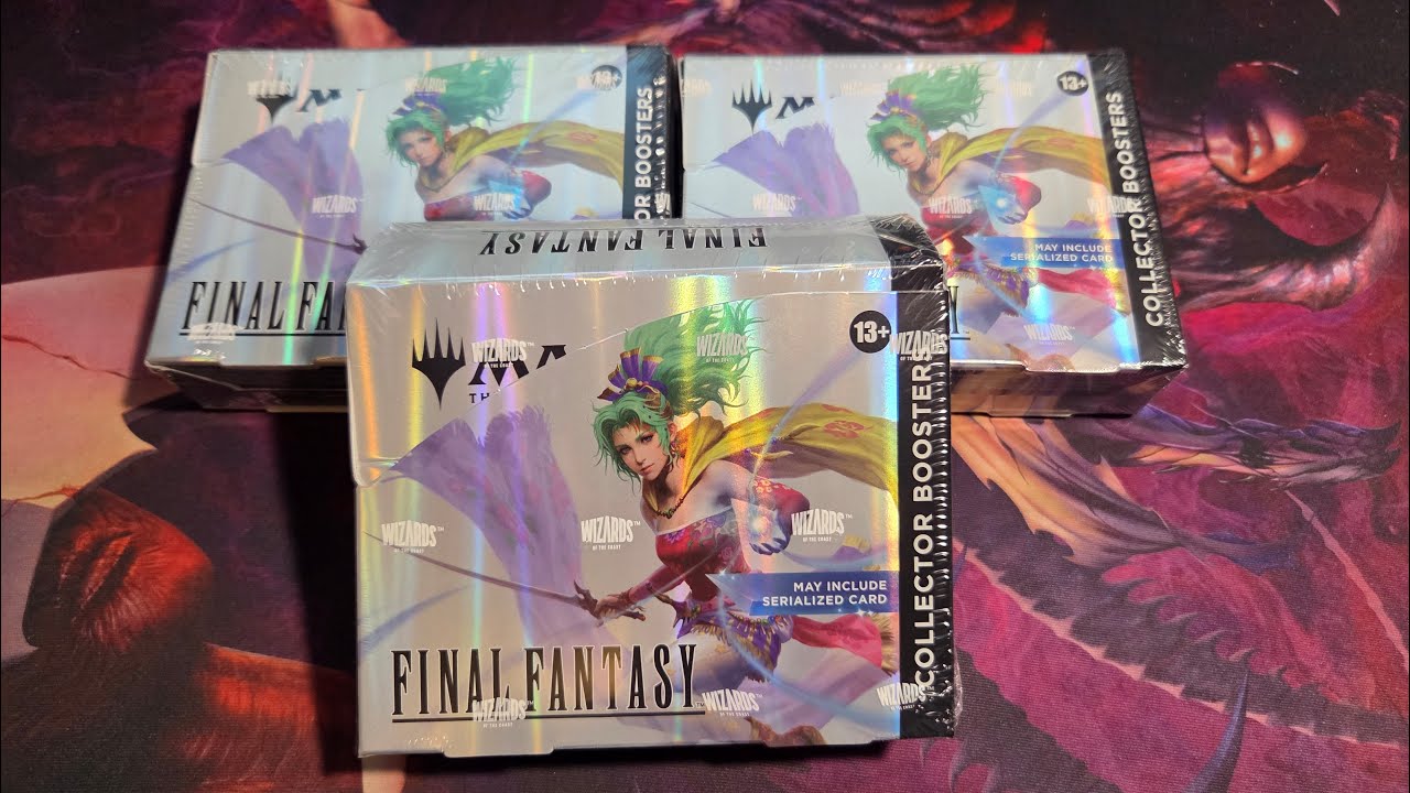 Opening A Full Case of Final Fantasy Collector Booster Boxes