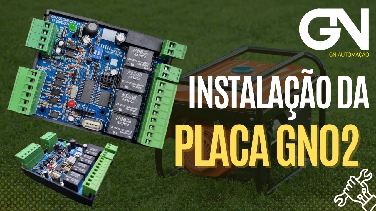 TUTORIAL DE INSTALAÇÃO CONTROLADOR GN02 - GN AUTOMAÇÃO