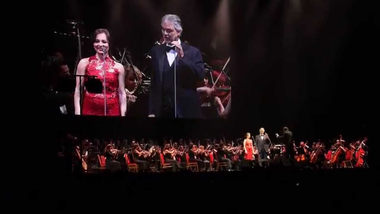 Andrea Bocelli : Traviata Brindisi - duet with Adrien Szekeres