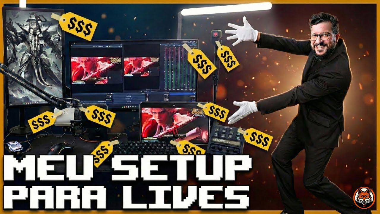 MEU SETUP PARA FAZER LIVES DE WILD RIFT