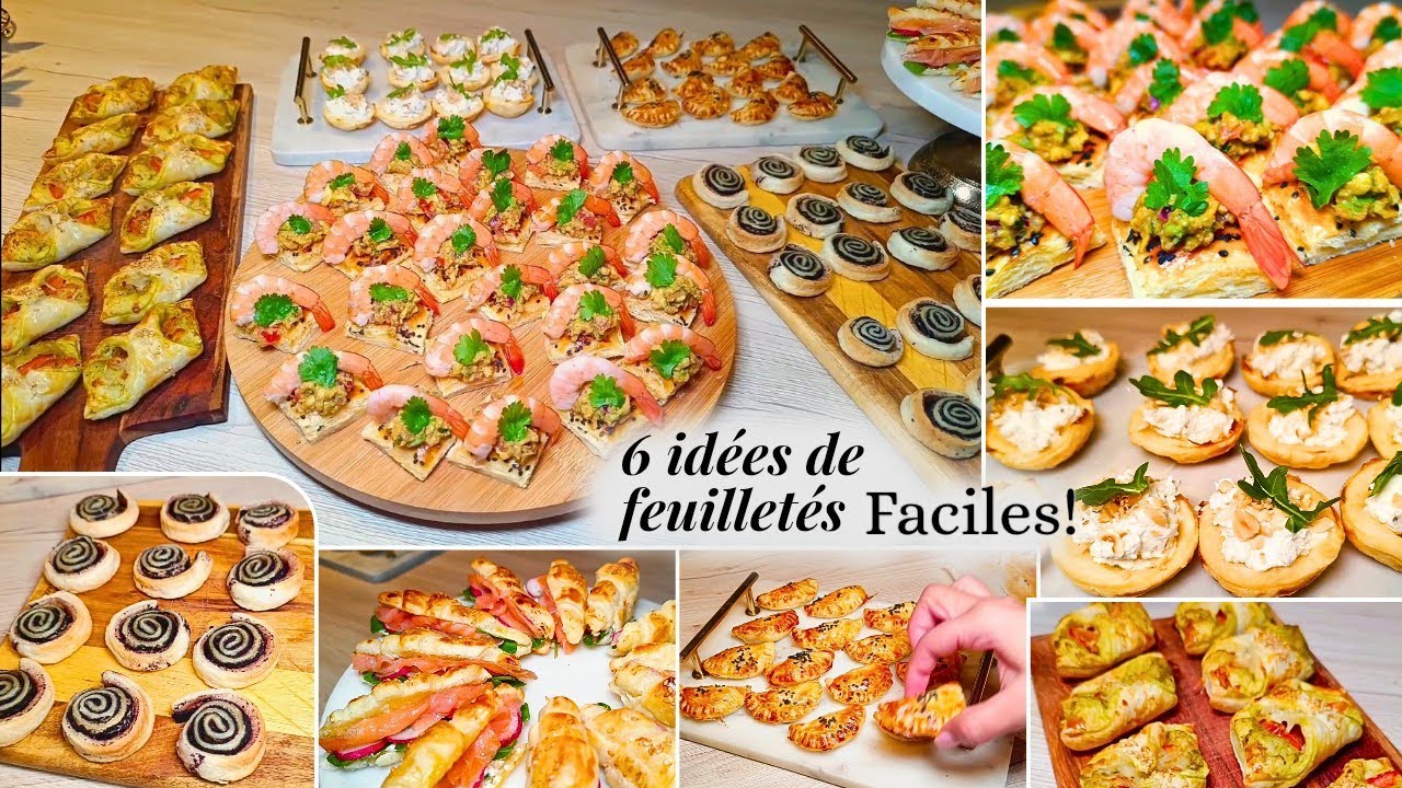 ✨ 6 feuilletés faciles et rapides pour buffets, fêtes et apéritifs ✨
