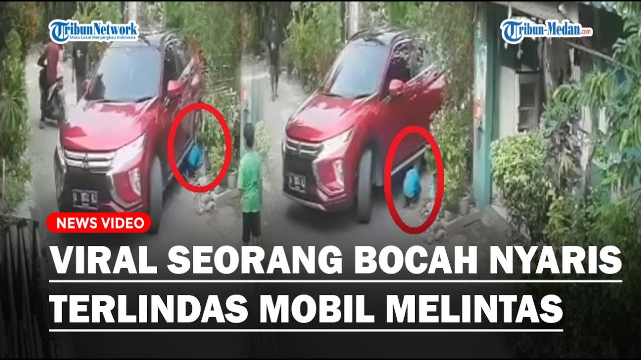 Viral Kaki Bocah Nyaris Terlindas Ban Mobil saat Ambil Bola